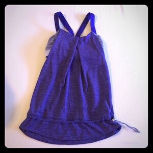 lululemon athletica Purple Layered Tank Top